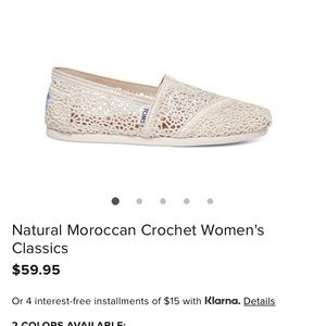 Crochet classic TOMS